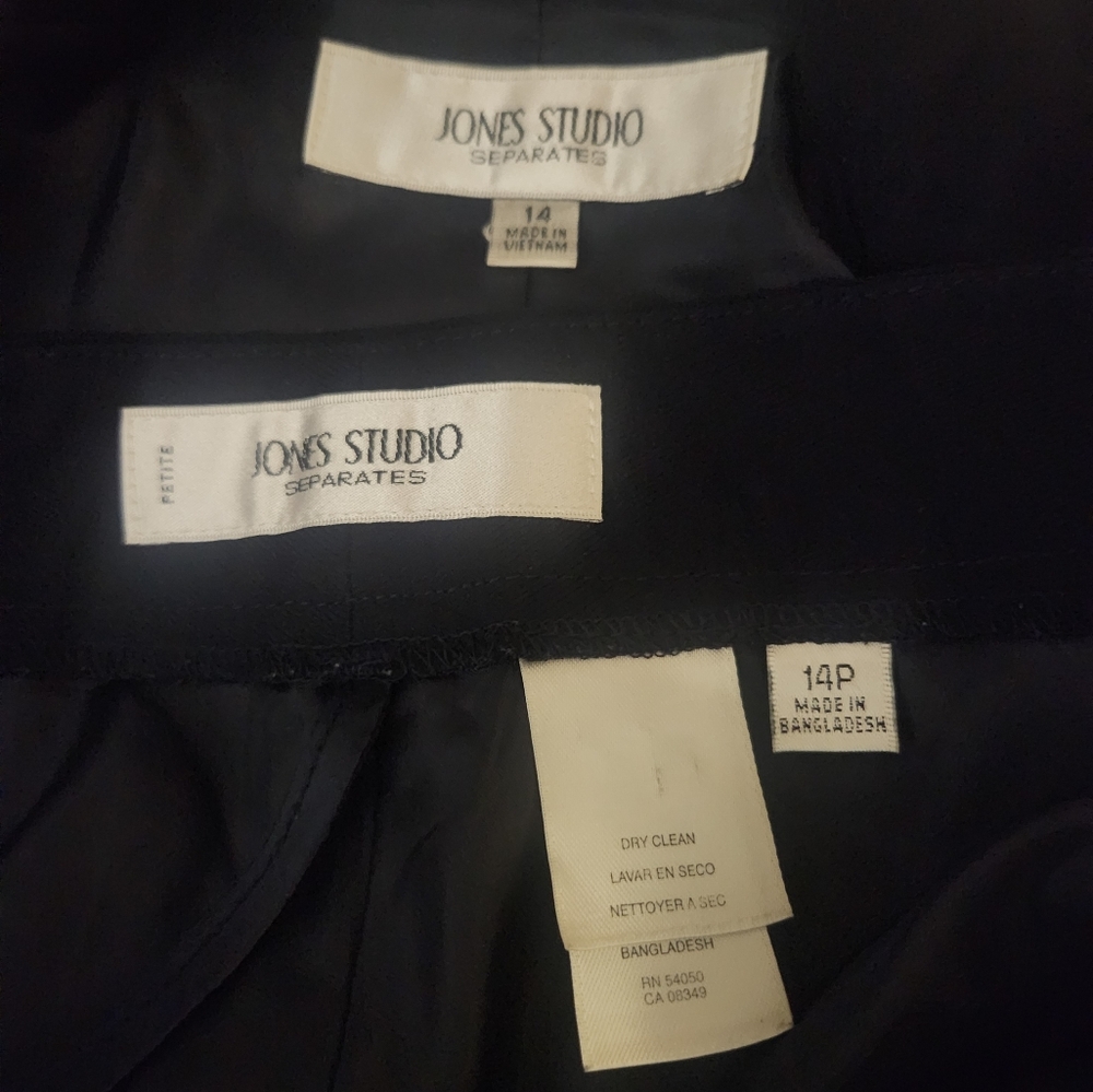 Jones Studio Navy Pantsuit Size 14 - Picture 4 of 4